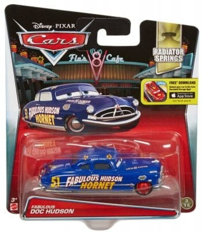 Doc Hudson med stickers - disney bilar 2016