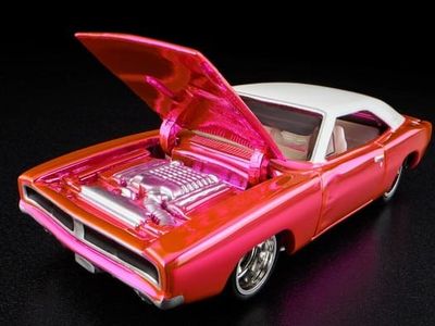 Dodge Charger 1969 rosa - Hot Wheels Elite 1:64
