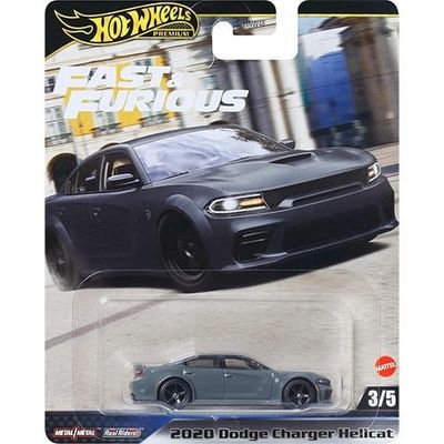 Dodge Charger Hellcat 2020 grå Fast & Furious - Hot Wheels 1:64