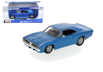 Dodge Charger R/T 1969 blå - skala 1:24