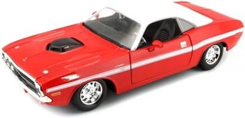 Dodge Challenger R/T Coupe 1970 röd - skala 1:24