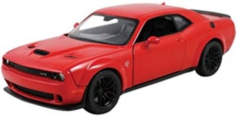 Dodge Challenger SRT Hellcat 2018 wide-body röd - skala 1:24