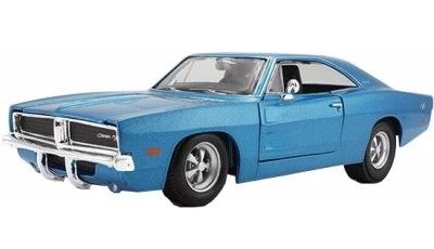 Dodge Charger R/T 1969 blå - skala 1:24