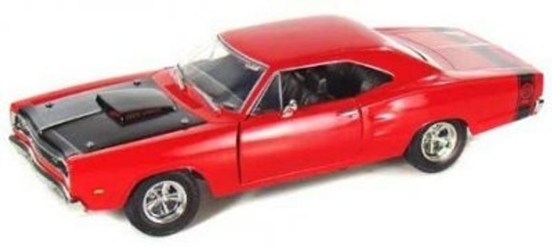 Dodge Coronet super Bee 1969 röd- skala 1:24