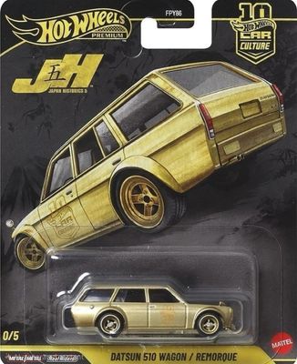 Datsun 510 gold - Hot Wheels Car Culture 1:64 (chase)