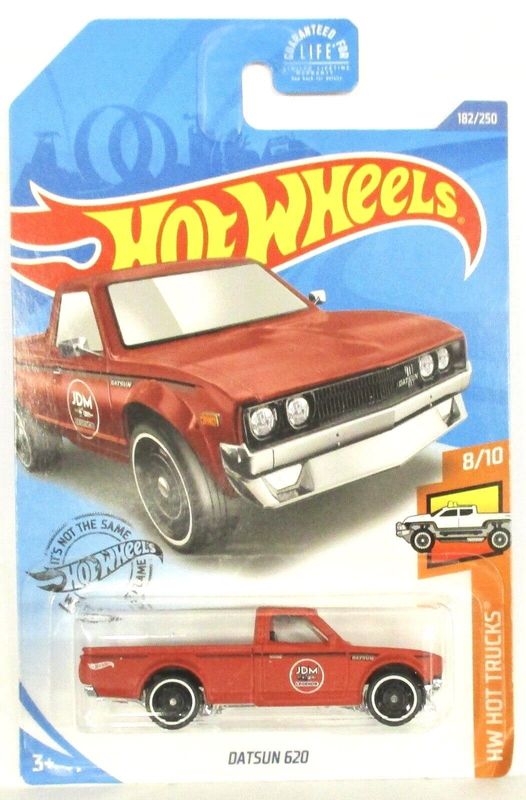 Datsun 620 röd- Hot Wheels 1:64