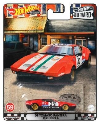 De Tomasso Pantera Gruppo4 - Hot Wheels 1:64