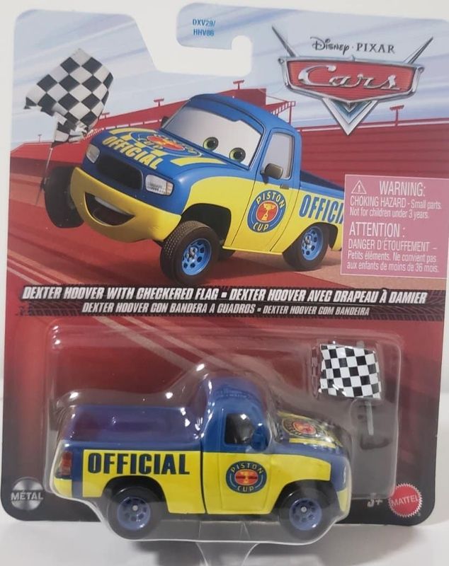 Dexter Hoover med mål flagga - Disney cars 2026