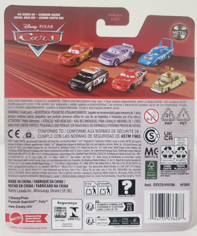 Dexter Hoover med mål flagga - Disney cars 2026