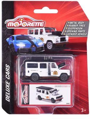 Land Rover Defender 110 vit - Majorette 7,5 cm