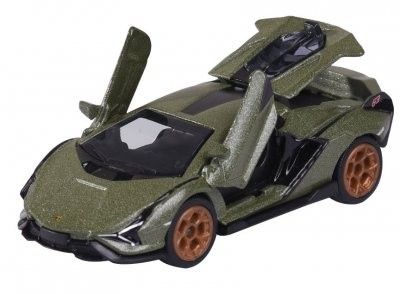 Lamborghini Sian FKP37 oliv grön - Majorette 7,5 cm