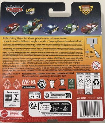 DJ - Light Up Disney Cars