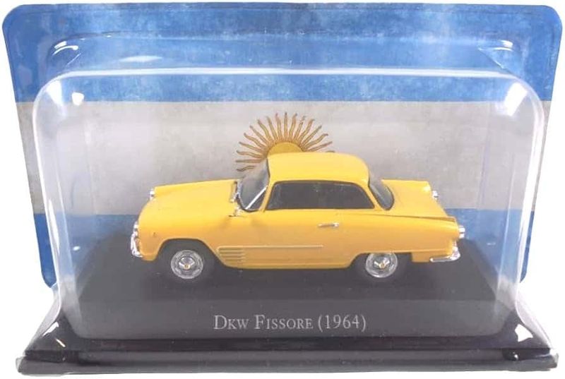 DKW Fissore 1964 gul - skala 1:43