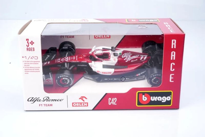F1 Alfa Romeo 2022 Valtteri Bottas - skala 1:43