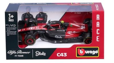 F1 Alfa Romeo 2023 Guanyu Zhou - skala 1:43
