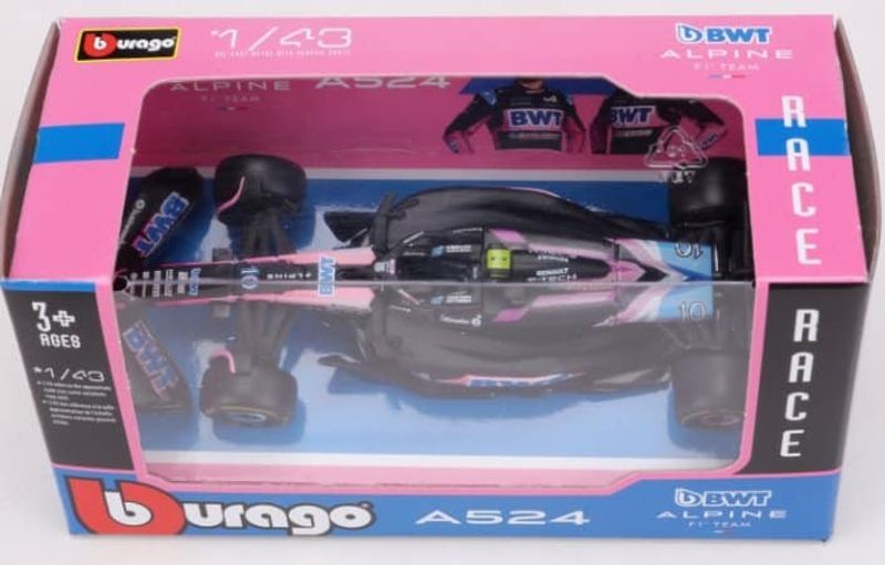 F1 Alpine 2024 Pierre Gasly - skala 1:43