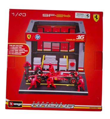 F1 Ferrari 2024 Charles Leclerc Pit Pass - skala 1:43