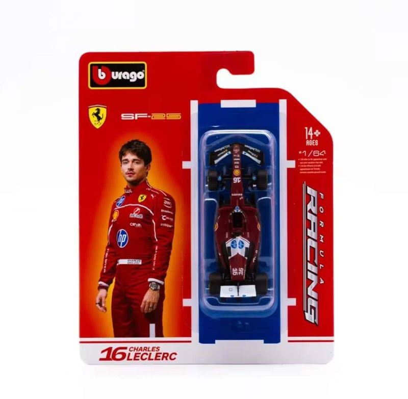F1 Ferrari 2025 John LeClerc - skala 1:64