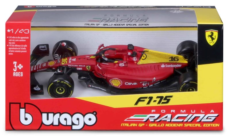 F1 Ferrari 2022 Charles Leclerc Monza GP - skala 1:43