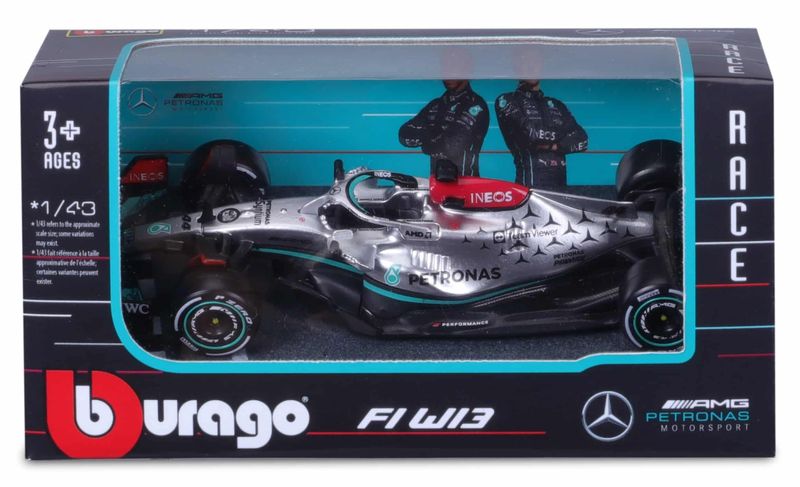 F1 Mercedes AMG no 44 Lewis Hamilton 2022 - skala 1:43