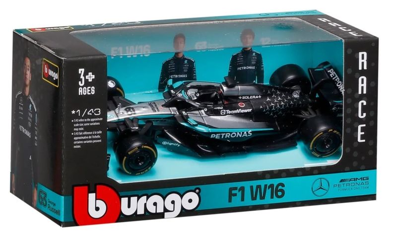 F1 Mercedes AMG no 63 George Russell 2025 - skala 1:43