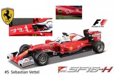 Formel-1-Ferrari 2016 Nr. 5 S. Vettel - sogenannter