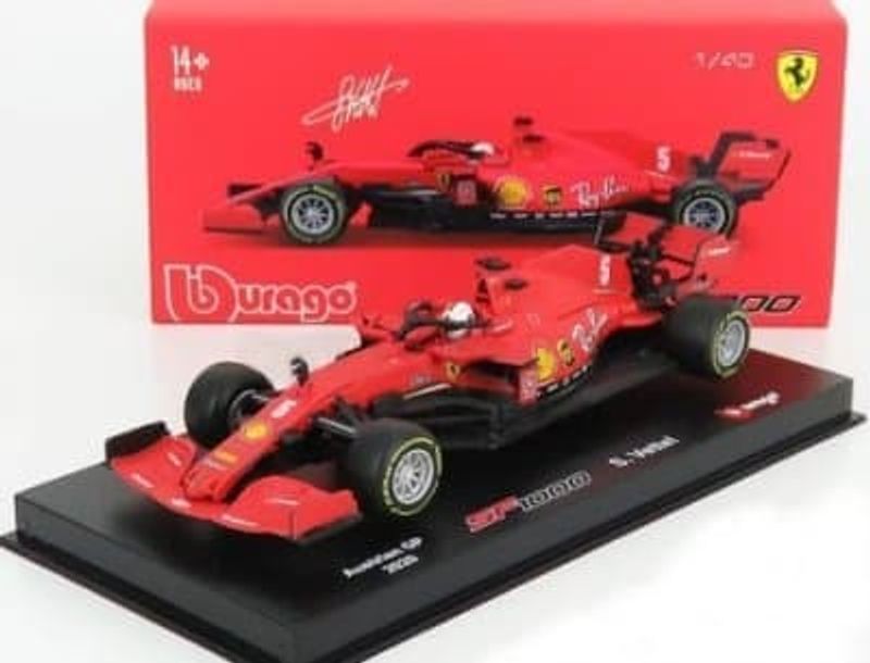 F1 Ferrari 2020 S. Vettel - Sign. - skala 1:43