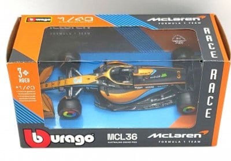F1 McLaren 2022 Daniel Ricciardo - skala 1:43
