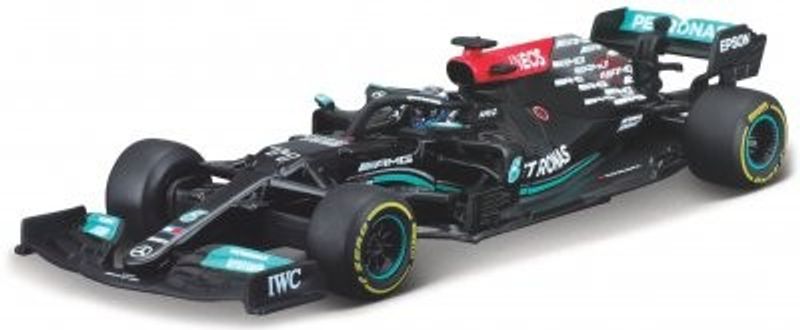 F1 Mercedes AMG 2021 V. Bottas mit Helm - Maßstab 1:43