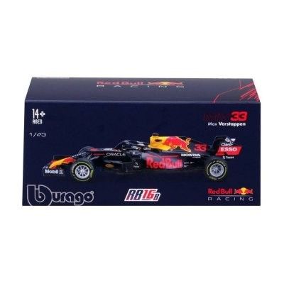 F1 Red Bull 2021 M. Verstappen with helmet - skala 1:43