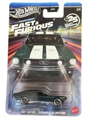 Ford Mustang custom 1967 - Hot Wheels Fast & Furious Dream Linup 1:64