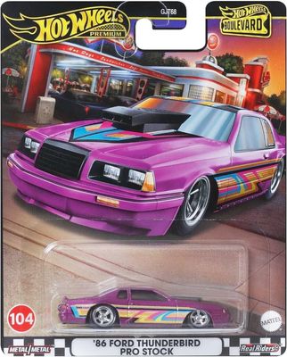 Ford Thunderbird Prostock 1986 - Hot Wheels Boulevard 1:64