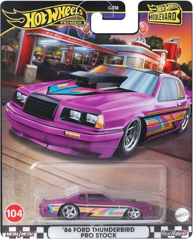 Ford Thunderbird Prostock 1986 - Hot Wheels Boulevard 1:64