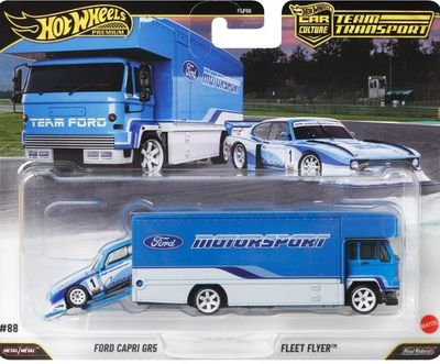 Ford Capri GR5 & Fleet Flyer - Hot Wheels 1:64