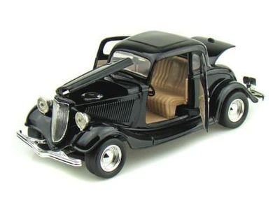 Ford Coupe 1934 svart - Skala 1:24