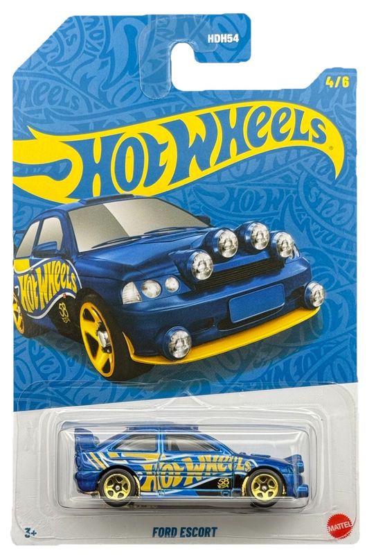 Ford Escort Blue Pearl - Hot Wheels 1:64
