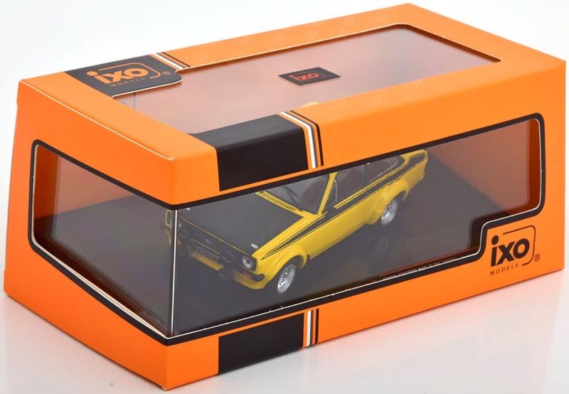 Ford Escort Mk2 RS1800 1976 gul/svart - skala 1:43