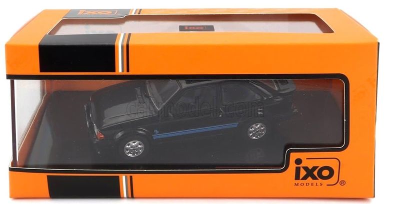Ford Escort Mk 3 RS Turbo 1984 svart - skala 1:43