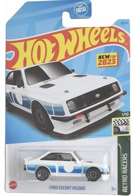 Ford Escort RS2000 vit - Hot Wheels 1:64