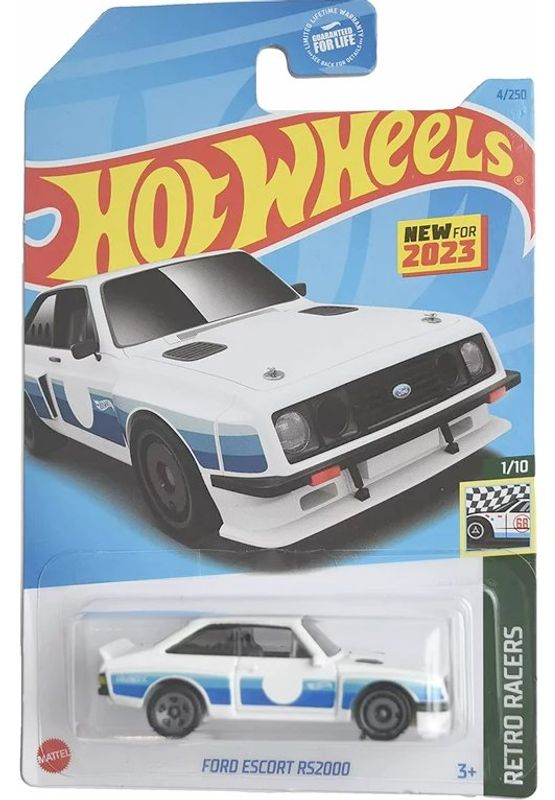 Ford Escort RS2000 vit - Hot Wheels 1:64