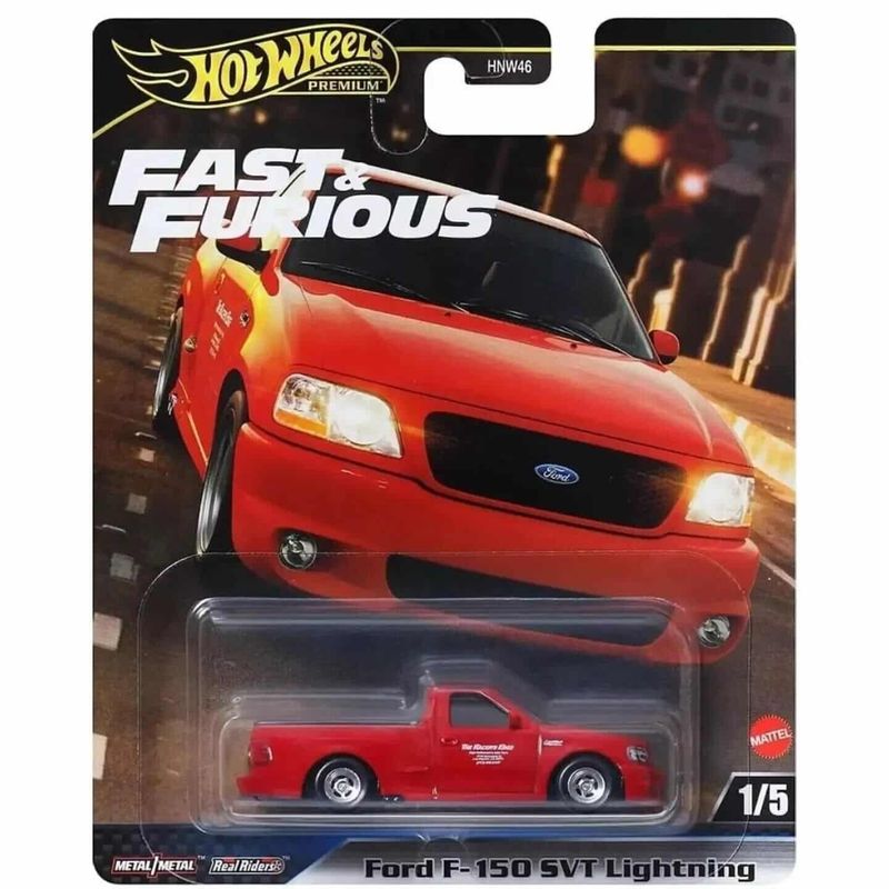 Ford F-150 SVT Lightning röd F&F - Hot Wheels 1:64