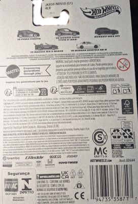 Ford Fiesta 2012- Hot Wheels Compact Kings 1:64