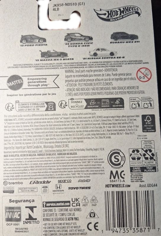 Ford Fiesta 2012- Hot Wheels Compact Kings 1:64