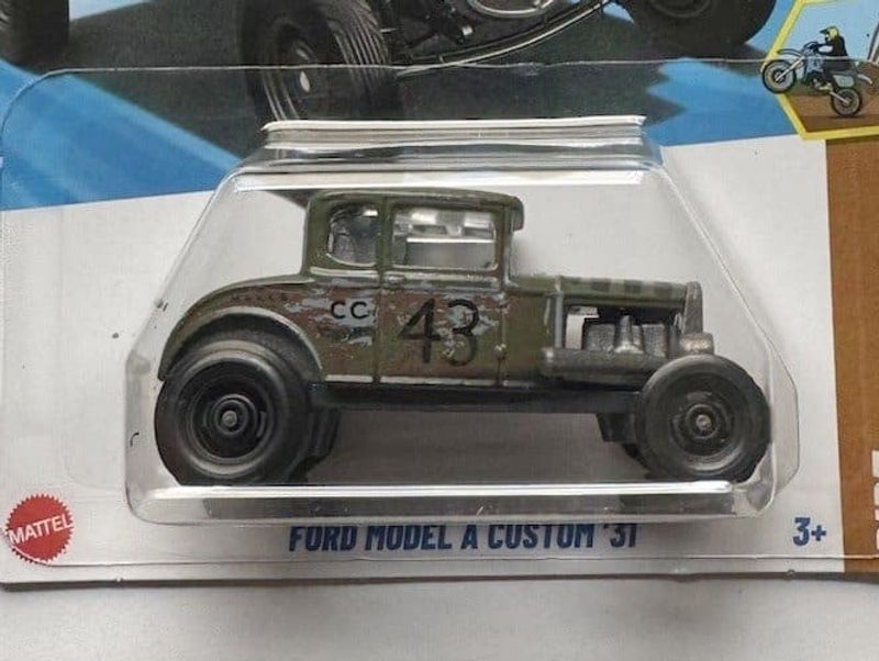 Ford Model A custom 1931 grön - Hot Wheels 1:64
