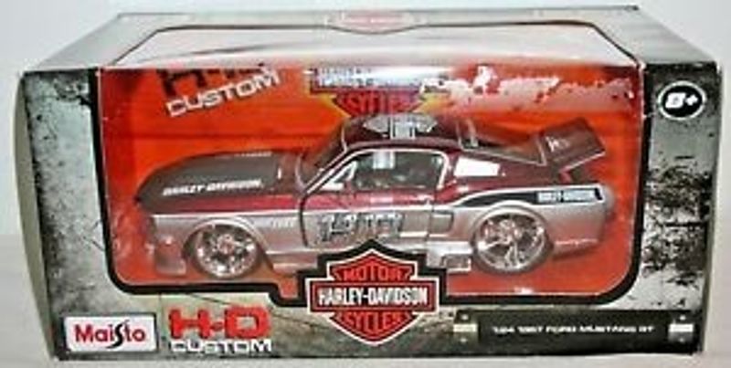 Ford Mustang GT 1967 Harley Davidson - skala 1:24