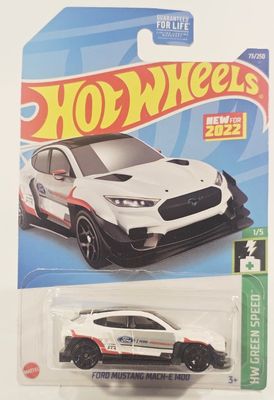 Ford Mustang Mach E-1400 vit- Hot Wheels 1:64