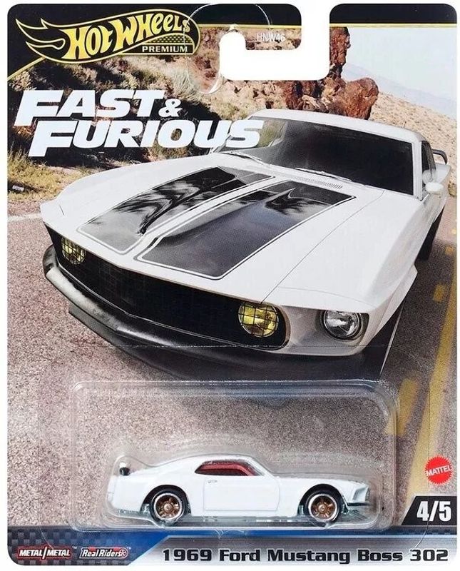 Ford Mustang Boss 302 1969 F & F - Hot Wheels 1:64