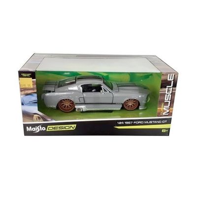 Ford Mustang GT 1967 grå - skala 1:24