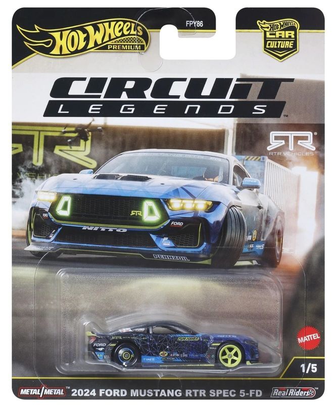 Ford Mustang RTR Spec 5 FD - Hot Wheels Circuit Legends 1:64