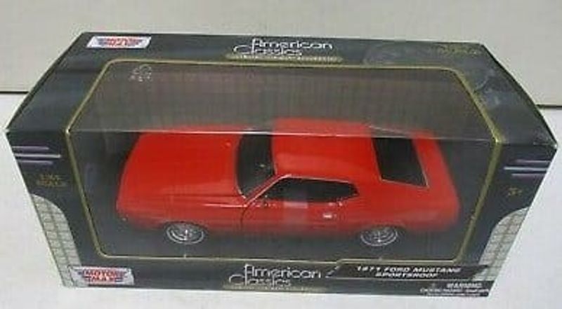 Ford Mustang Sportsroof, röd 1971 - Skala 1:24